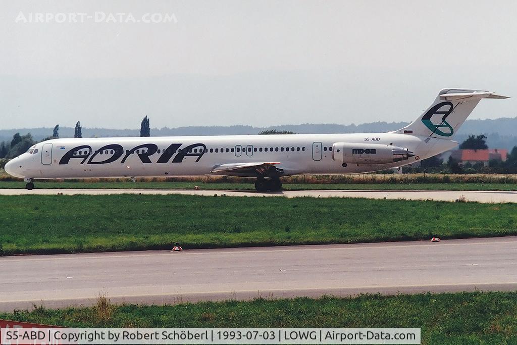 S5-ABD, 1986 McDonnell Douglas MD-82 (DC-9-82) C/N 49440, S5-ABD