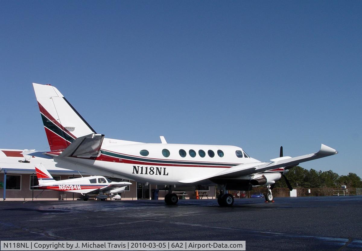 N118NL, 1981 Beech B100 King Air C/N BE-111, Parked on ramp at 6A2