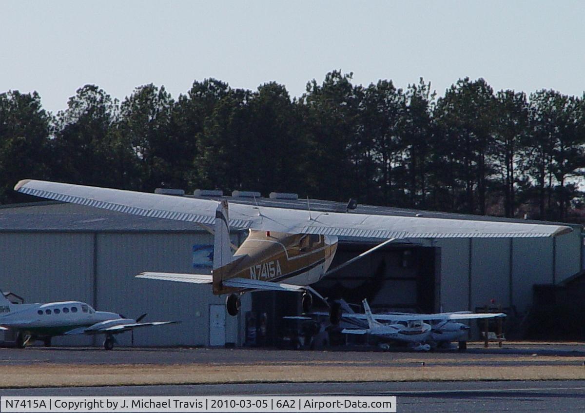 N7415A, 1956 Cessna 172 C/N 29515, Takeoff on RWY32 at 6A2