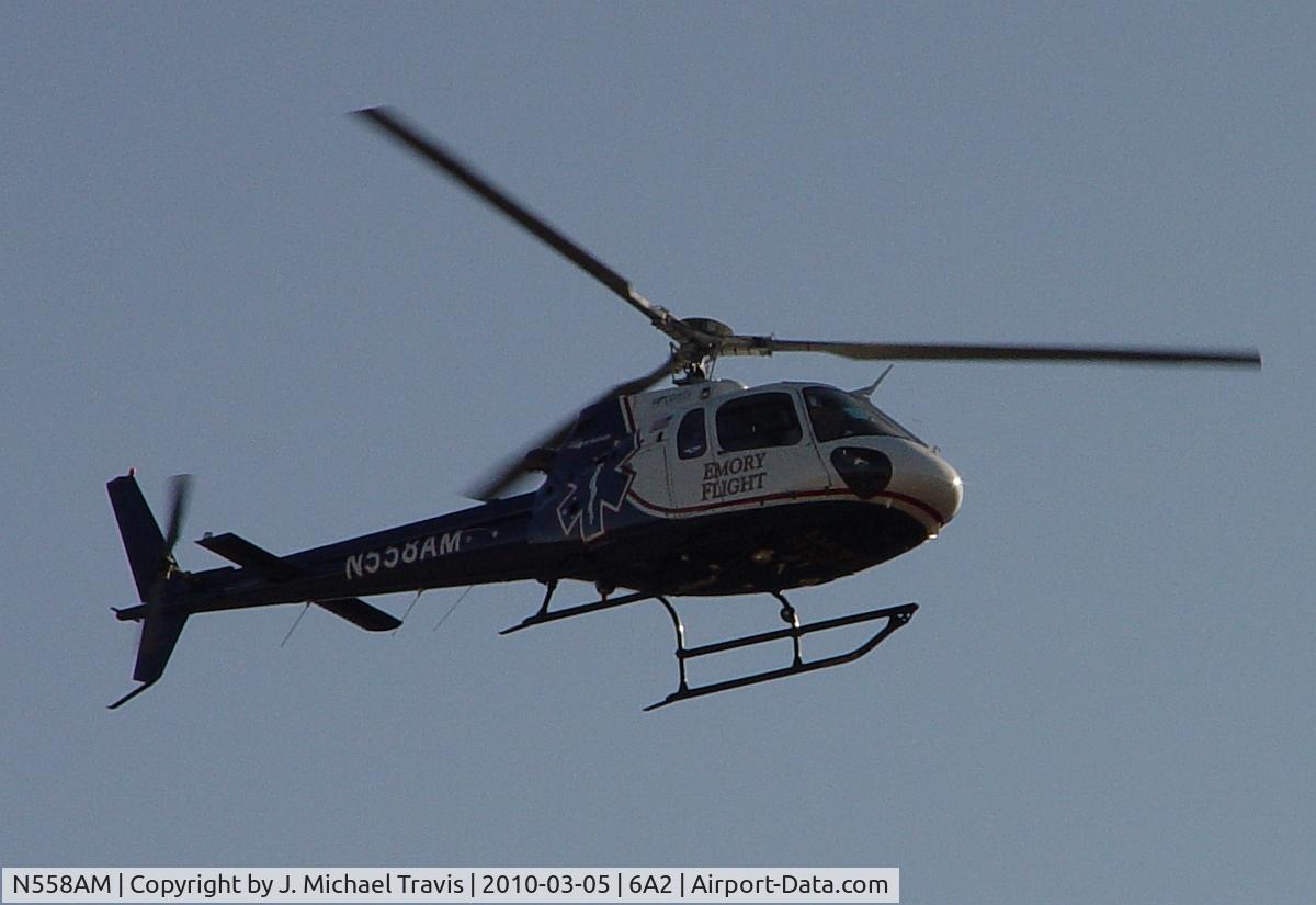 N558AM, 2007 Eurocopter AS-350B-2 Ecureuil C/N 4377, Landing at 6A2, final RWY32.