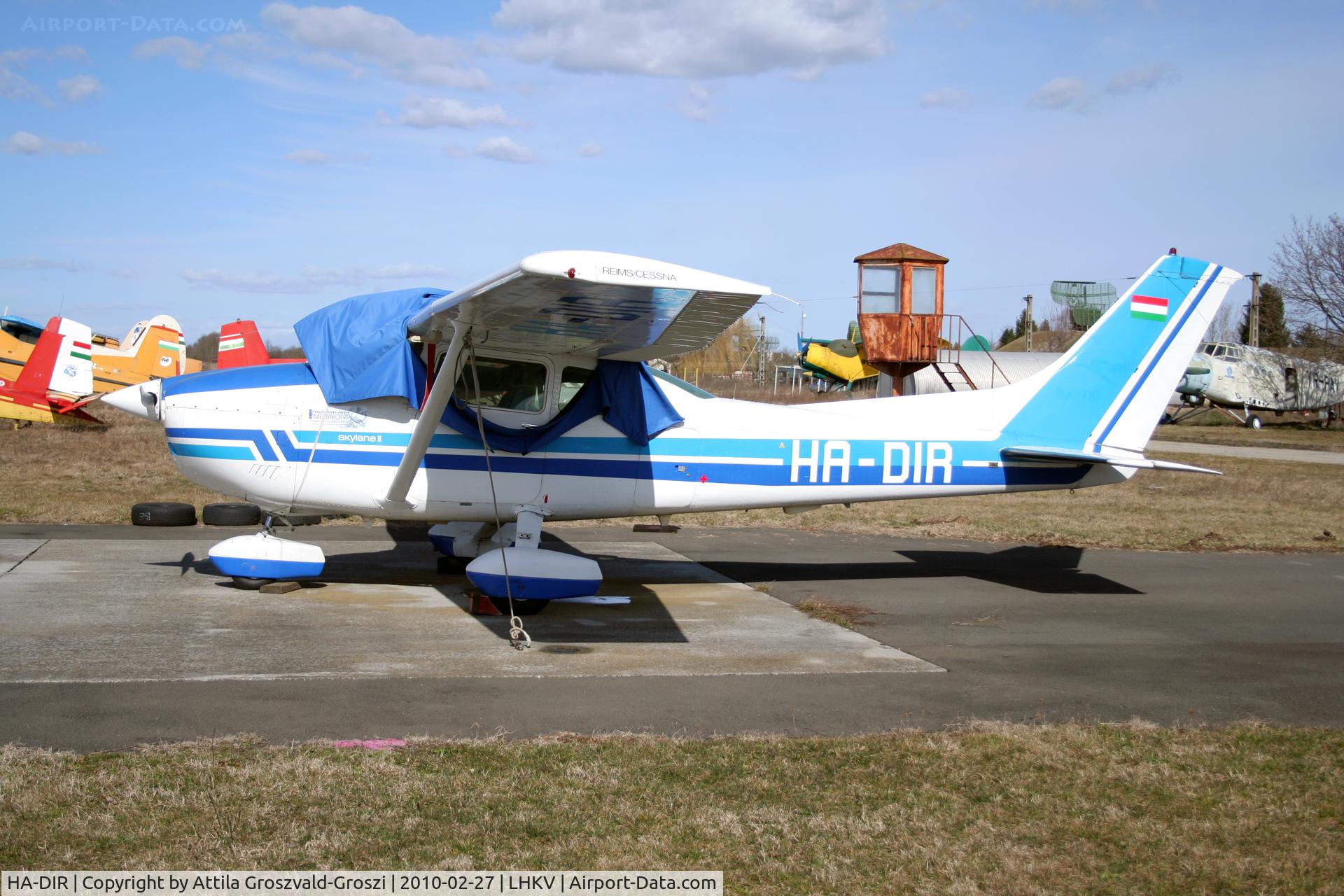 HA-DIR, 1977 Reims F182Q Skylane C/N F18200046, Hungary-Kaposújlak airport.