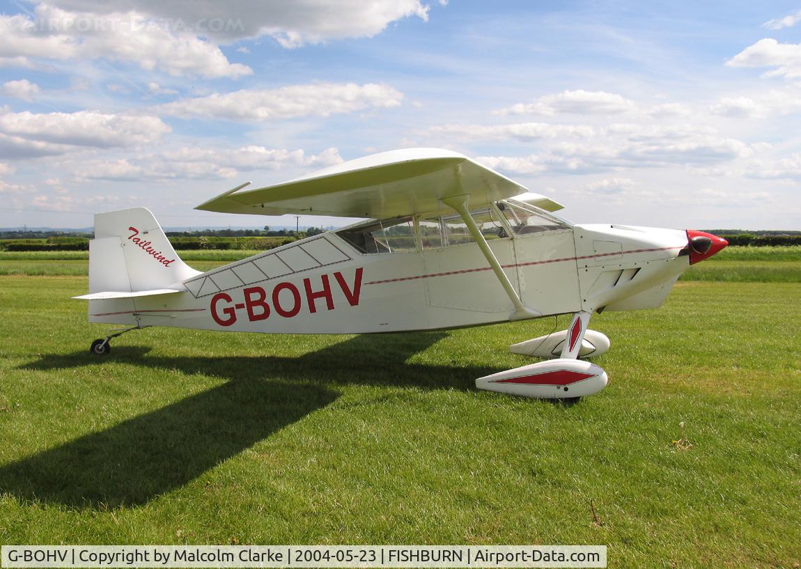 G-BOHV, 1990 Wittman W-8 Tailwind C/N PFA 031-11151, Wittman W-8 Tailwind at Fishburn Airfield, UK in 2004.