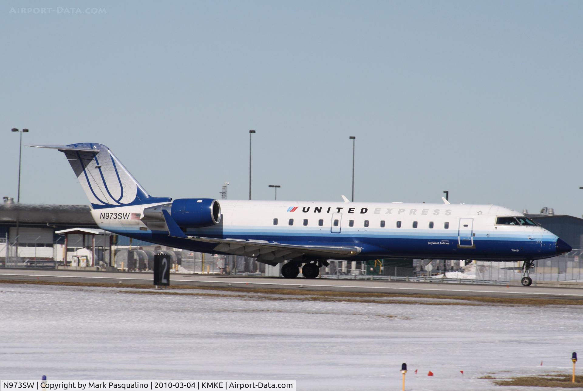 N973SW, 2004 Bombardier CRJ-200ER (CL-600-2B19) C/N 7949, CL-600-2B19