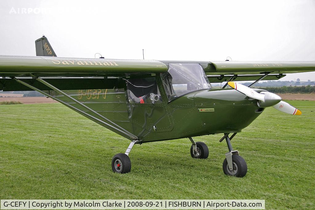 G-CEFY, 2006 ICP MXP-740 Savannah Jabiru(5) C/N BMAA/HB/453, Savannah Jabiru (4) at Fishburn Airfield, UK in 2008.