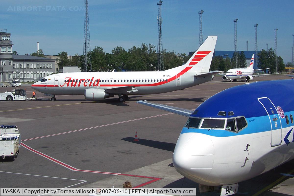 LY-SKA, 1988 Boeing 737-35B C/N 23972, Together with ES-ABK