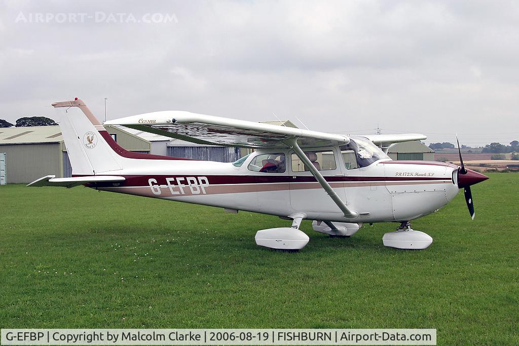 G-EFBP, 1980 Reims FR172K Hawk XP C/N 0664, Reims FR172K Hawk XP at Fishburn Airfield, UK in 2006.