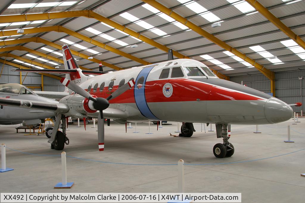XX492, Scottish Aviation HP-137 Jetstream T.1 C/N 274, Scottish Aviation HP-137 Jetstream T1 at Newark Air Museum, Winthorpe, UK in 2006.