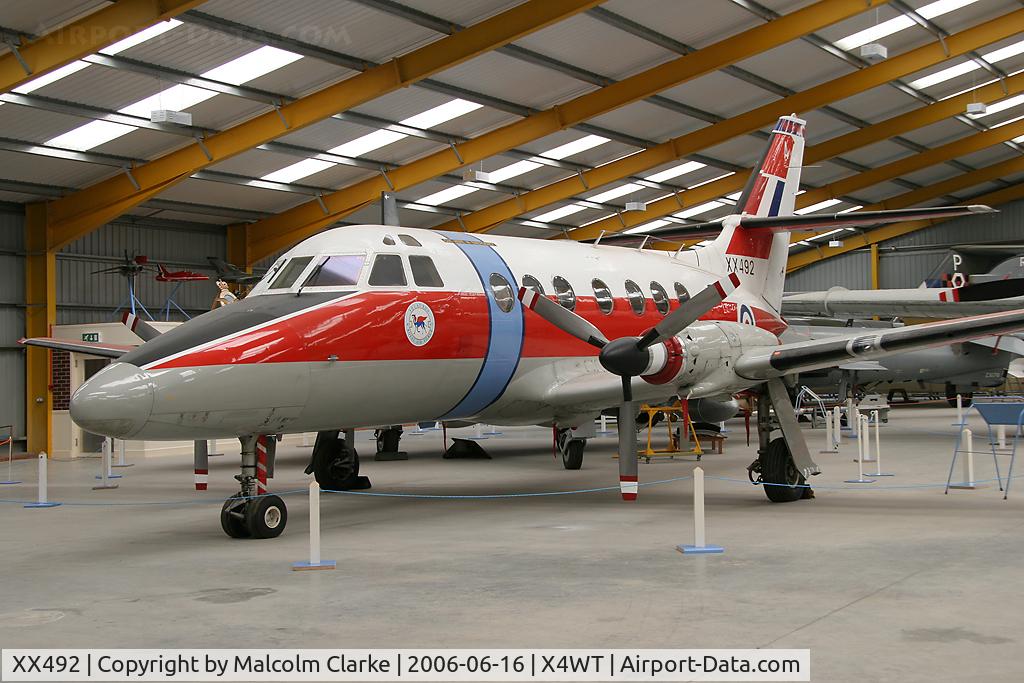 XX492, Scottish Aviation HP-137 Jetstream T.1 C/N 274, Scottish Aviation HP-137 Jetstream T1 at Newark Air Museum, Winthorpe, UK in 2006.