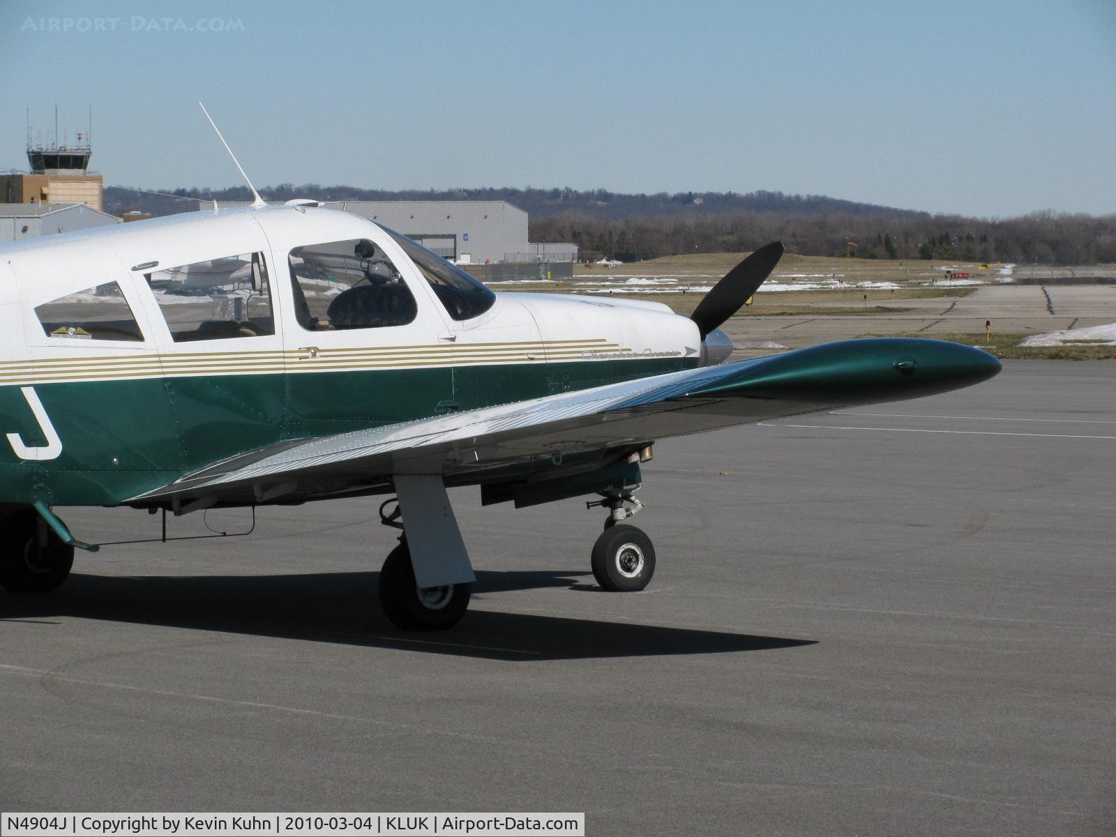 N4904J, 1968 Piper PA-28R-180 Cherokee Arrow C/N 28R-30622, Parked in front of the Terminal.