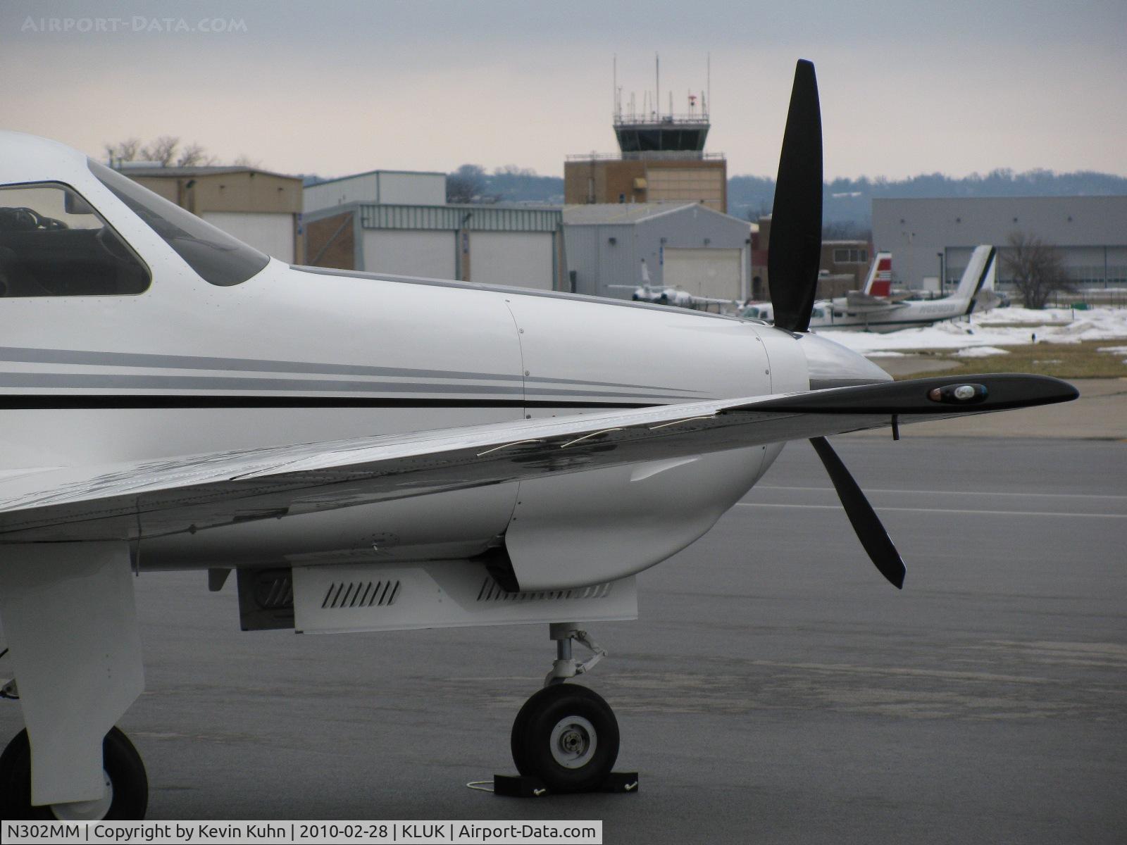 N302MM, 2008 Piper PA-46R-350T Malibu Matrix C/N 4692002, Still giving off heat 45 minutes after landing.