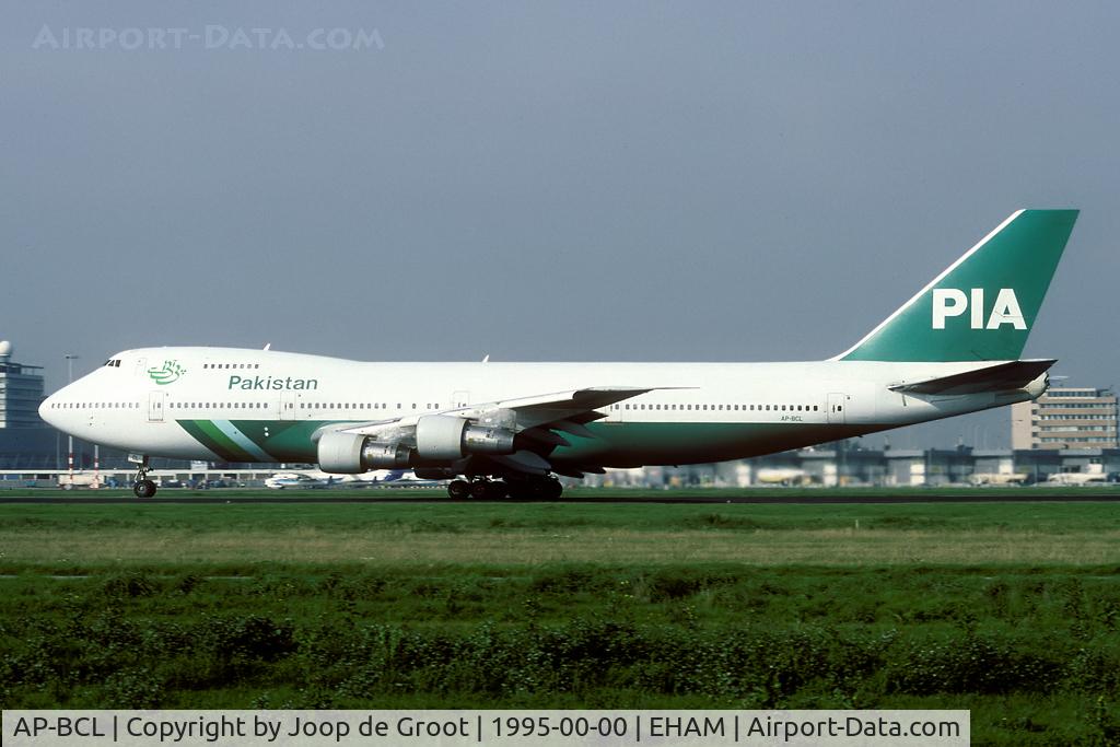 AP-BCL, 1974 Boeing 747-217B C/N 20929, PIA at Schiphol