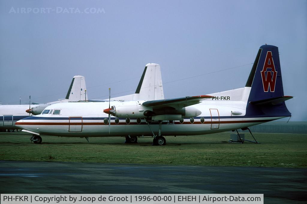 PH-FKR, 1967 Fokker F-27-200 Friendship C/N 10321, F-27 Friendship in air west markings.
