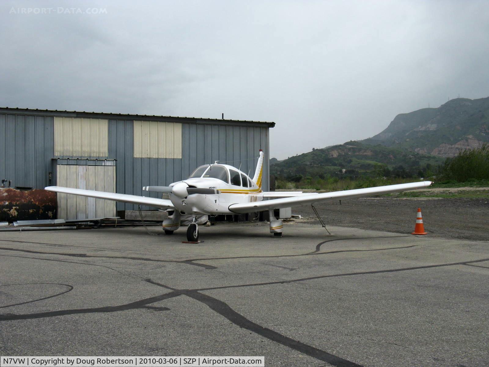 N7VW, 1977 Piper PA-28-181 Archer II C/N 28-7890145, 1977 Piper PA-28-181 ARCHER II, Lycoming O&VO-360 180 Hp