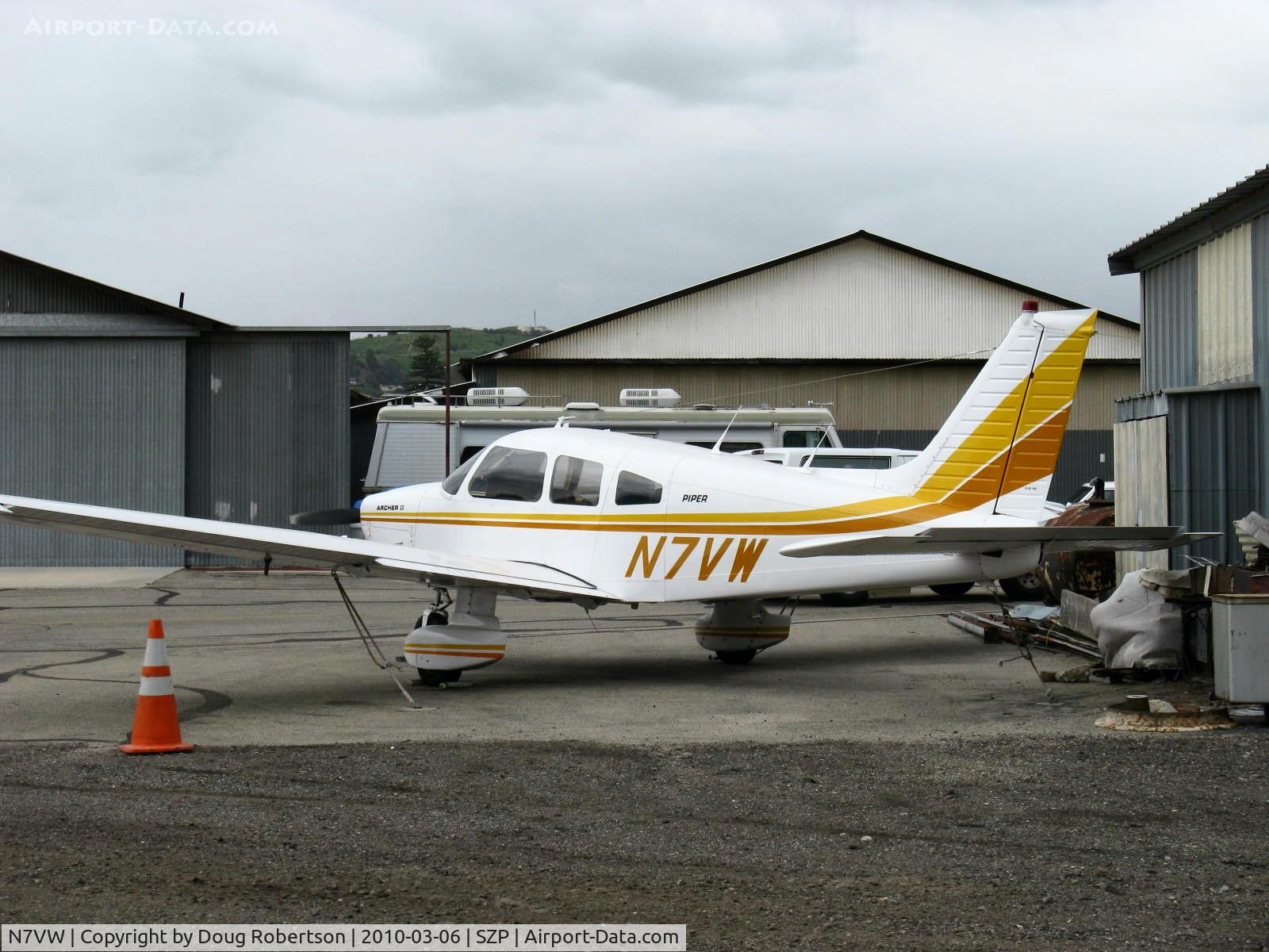 N7VW, 1977 Piper PA-28-181 Archer II C/N 28-7890145, 1977 Piper PA-28-181 ARCHER II, Lycoming O&VO-360 180 Hp