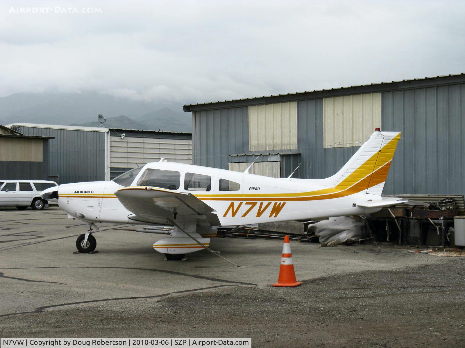 N7VW, 1977 Piper PA-28-181 Archer II C/N 28-7890145, 1977 Piper PA-28-181 ARCHER II, Lycoming O&VO-360 180 Hp