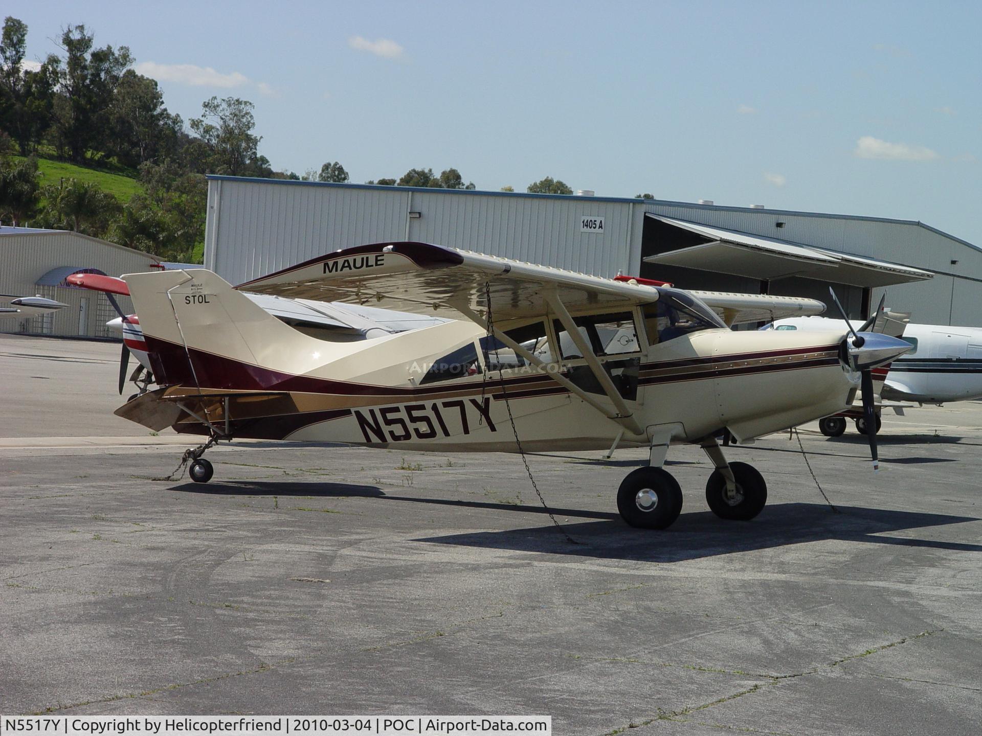 N5517Y, Maule M-7-235C Orion C/N 25081C, Parked at Howard Aviation area