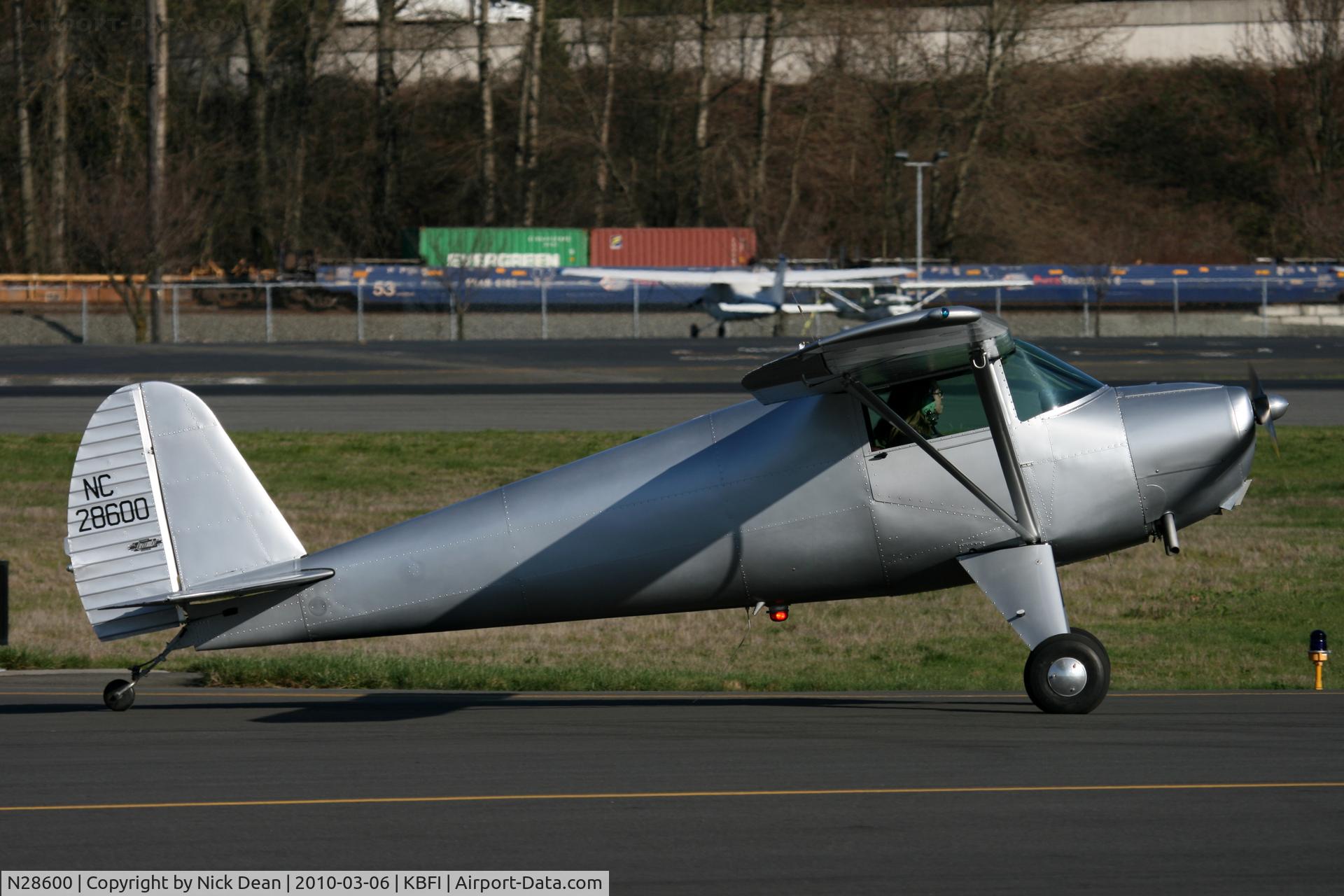 N28600, 1940 Luscombe 8A C/N 1429, KBFI