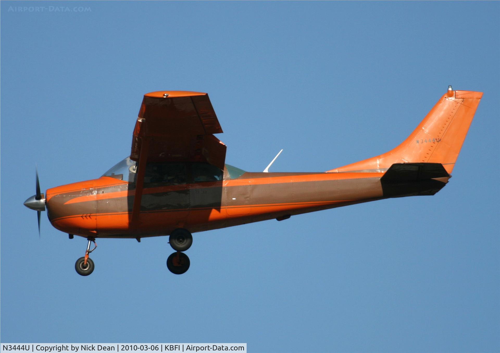 N3444U, 1963 Cessna 182F Skylane C/N 18254844, KBFI