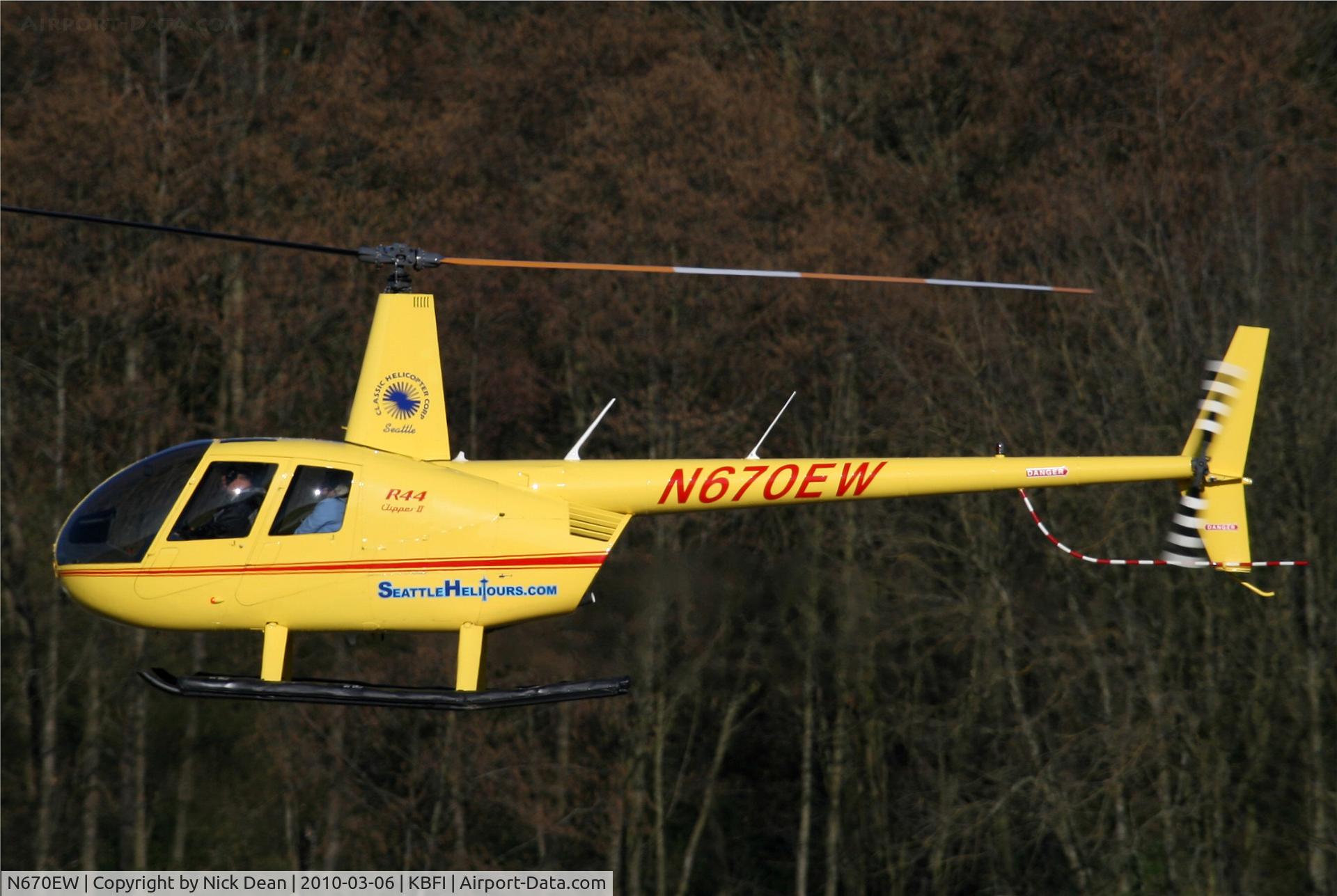N670EW, Robinson R44 Raven II C/N 12849, KBFI