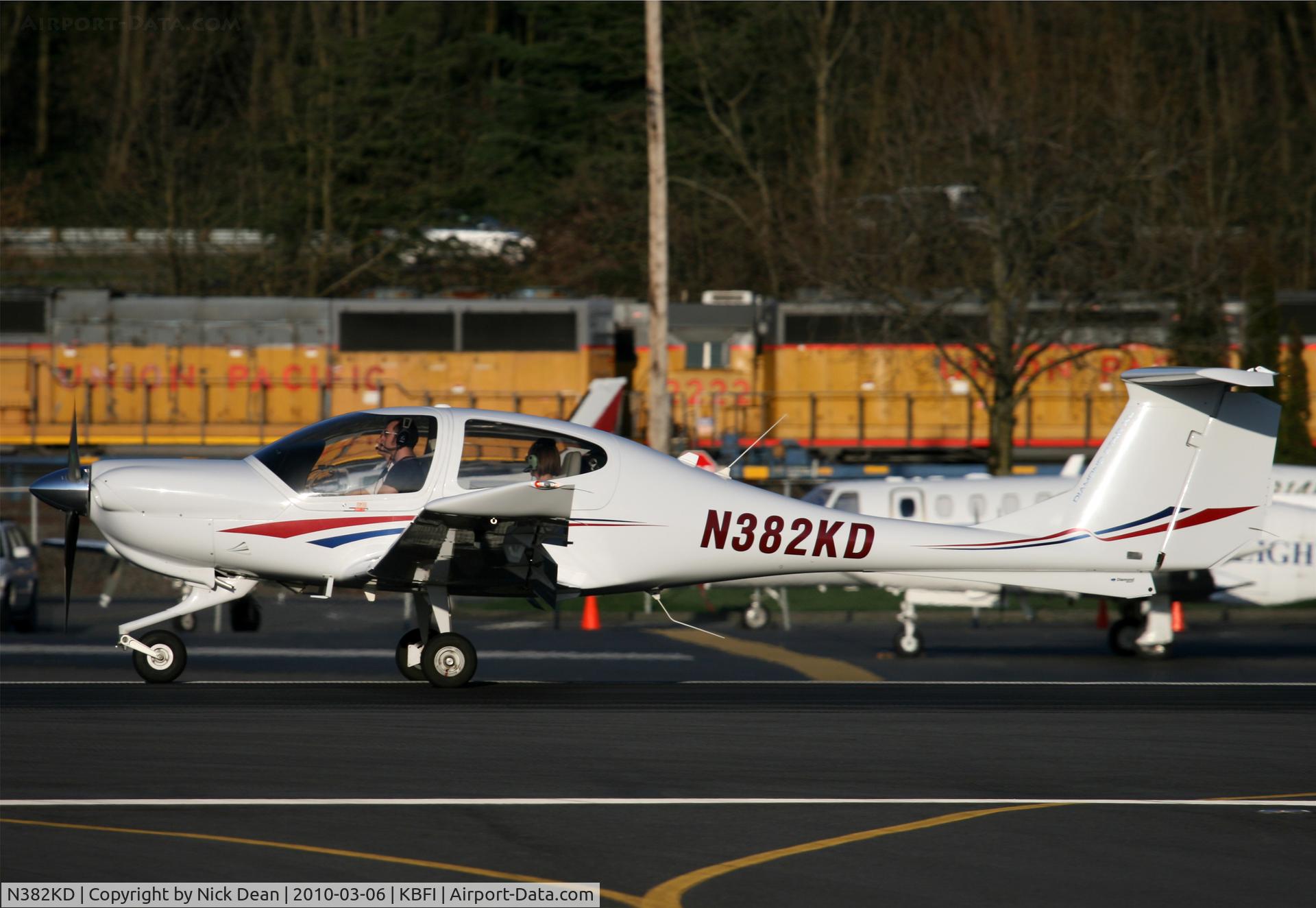 N382KD, 2007 Diamond DA-40 Diamond Star C/N 40.788, KBFI