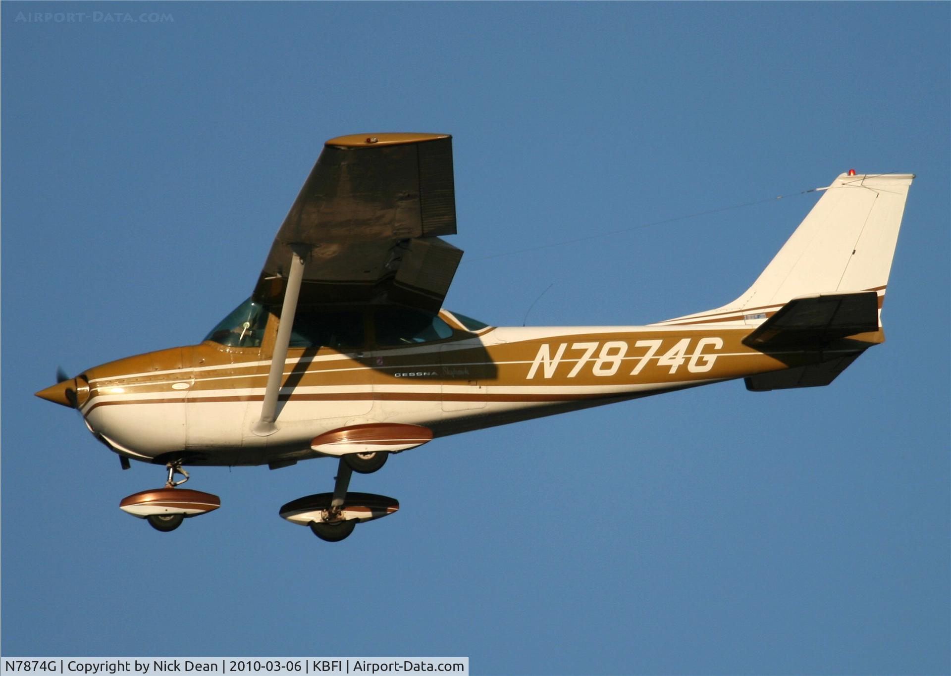 N7874G, 1970 Cessna 172L C/N 17259574, KBFI