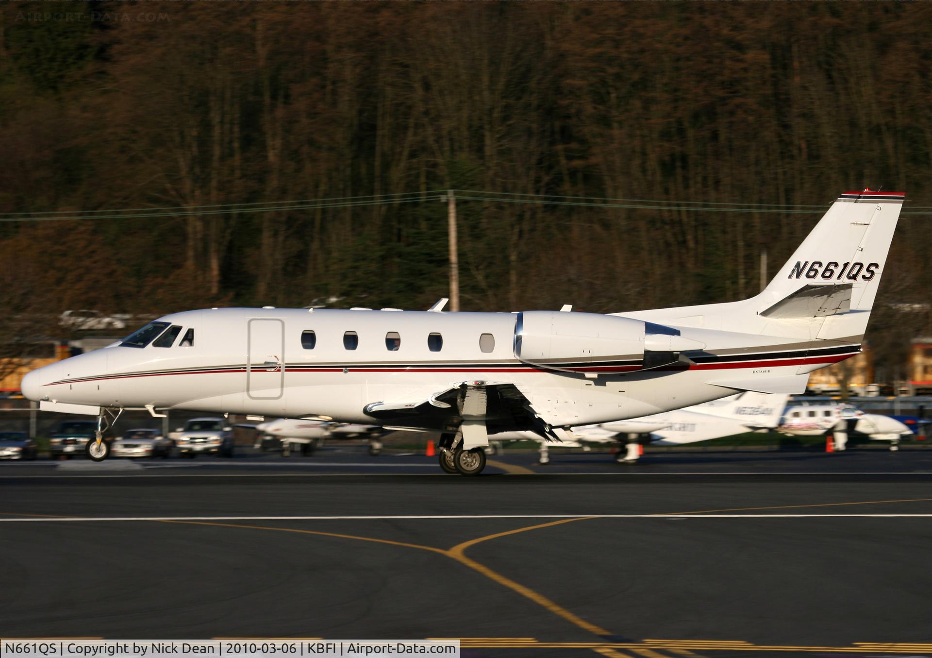 N661QS, 2007 Cessna 560XLS Citation Excel C/N 560-5677, KBFI
