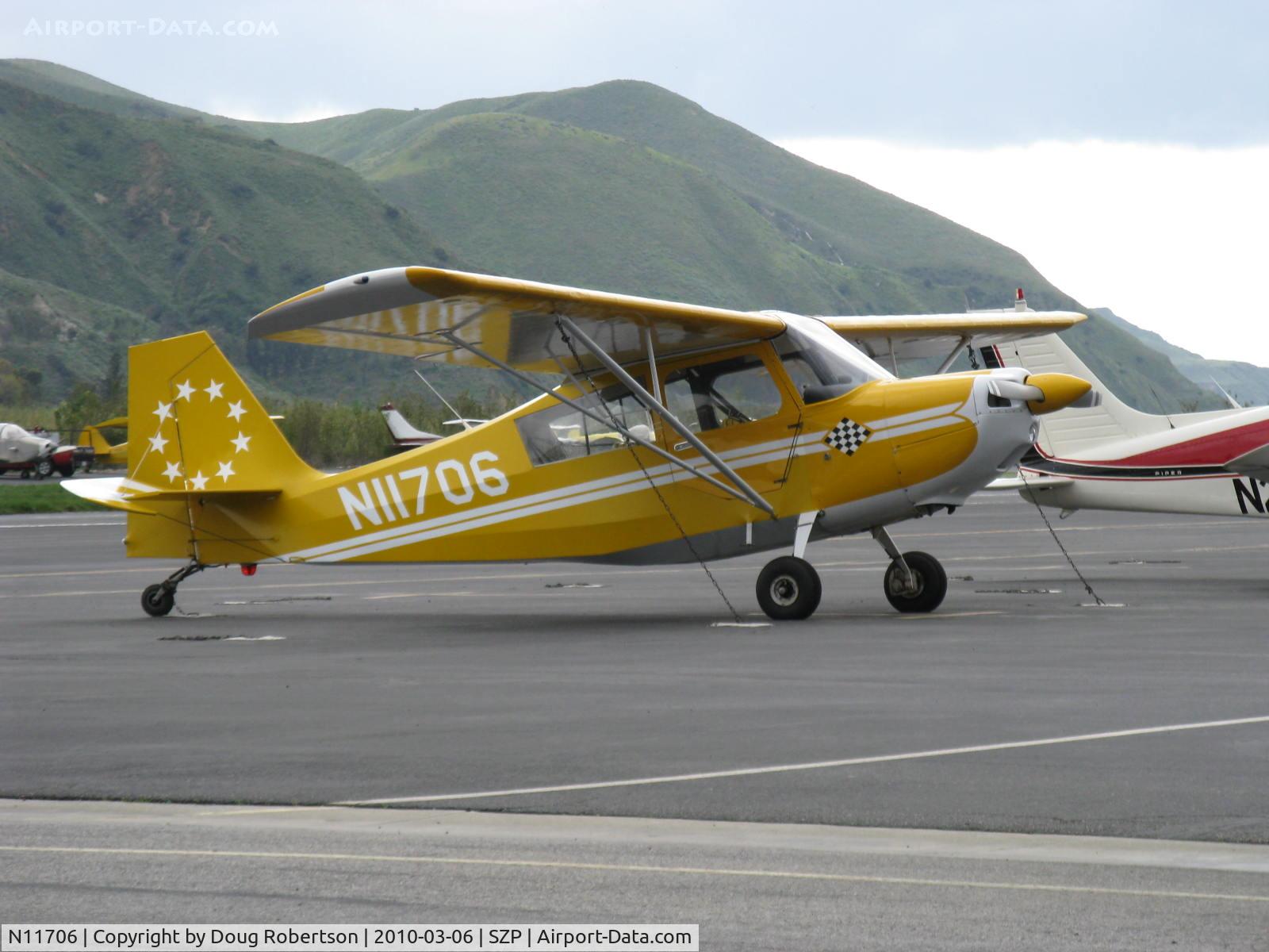 N11706, 1972 Bellanca 7KCAB Citabria C/N 319-72, 1972 Bellanca 7KCAB CITABRIA, Lycoming IO-320-E2A, Restricted class-Agricultural & pest control