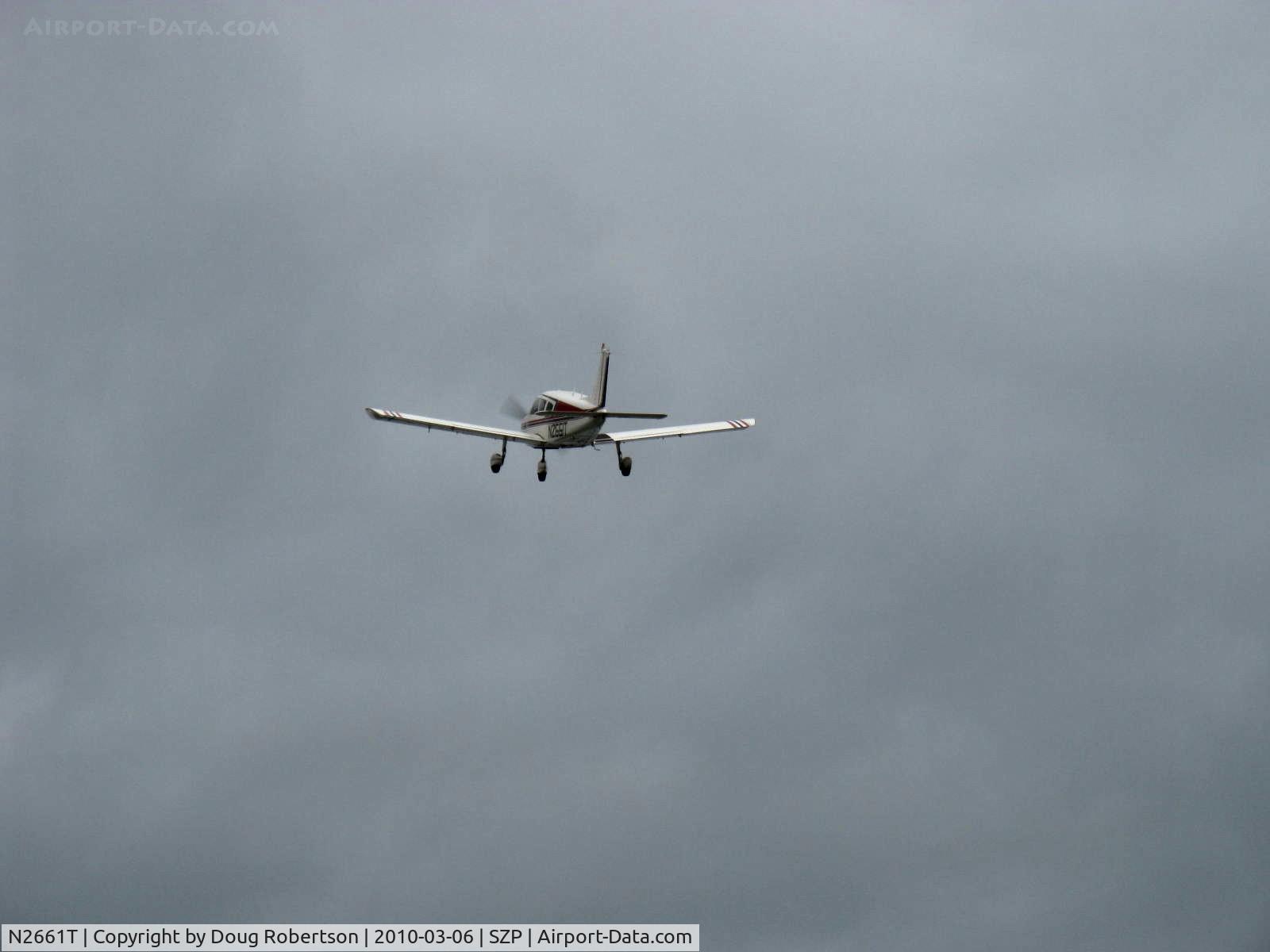 N2661T, 1971 Piper PA-28-180 C/N 28-7205069, 1971 Piper PA-28-180, Lycoming O&VO-360 180 Hp, climbout Rwy 04