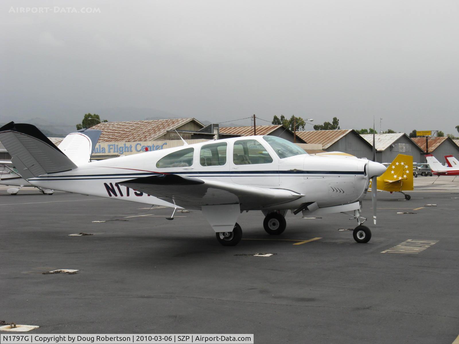 N1797G, 1962 Beech P35 Bonanza C/N D-6975, 1962 Becch P35 BONANZA, Continental IO-470-N 260 Hp