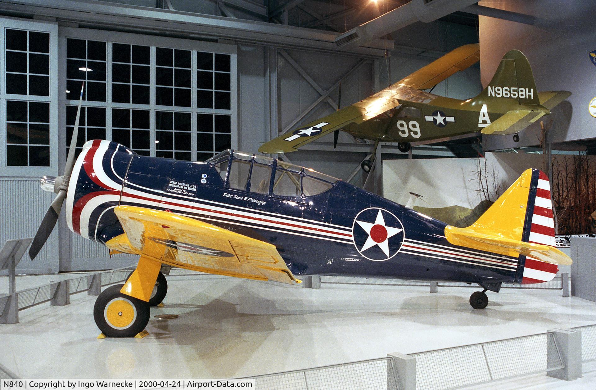 N840, 1940 North American P-64 C/N 68-3061, North American P-64 at the EAA-Museum, Oshkosh WI