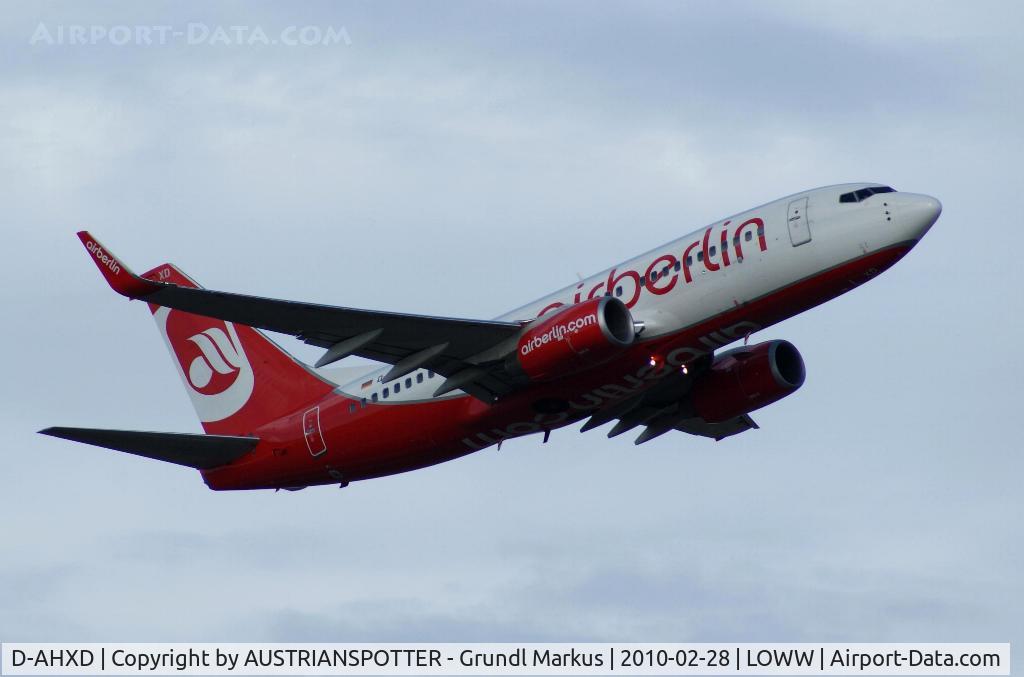 D-AHXD, 2007 Boeing 737-7K5 C/N 30726, Air Berlin