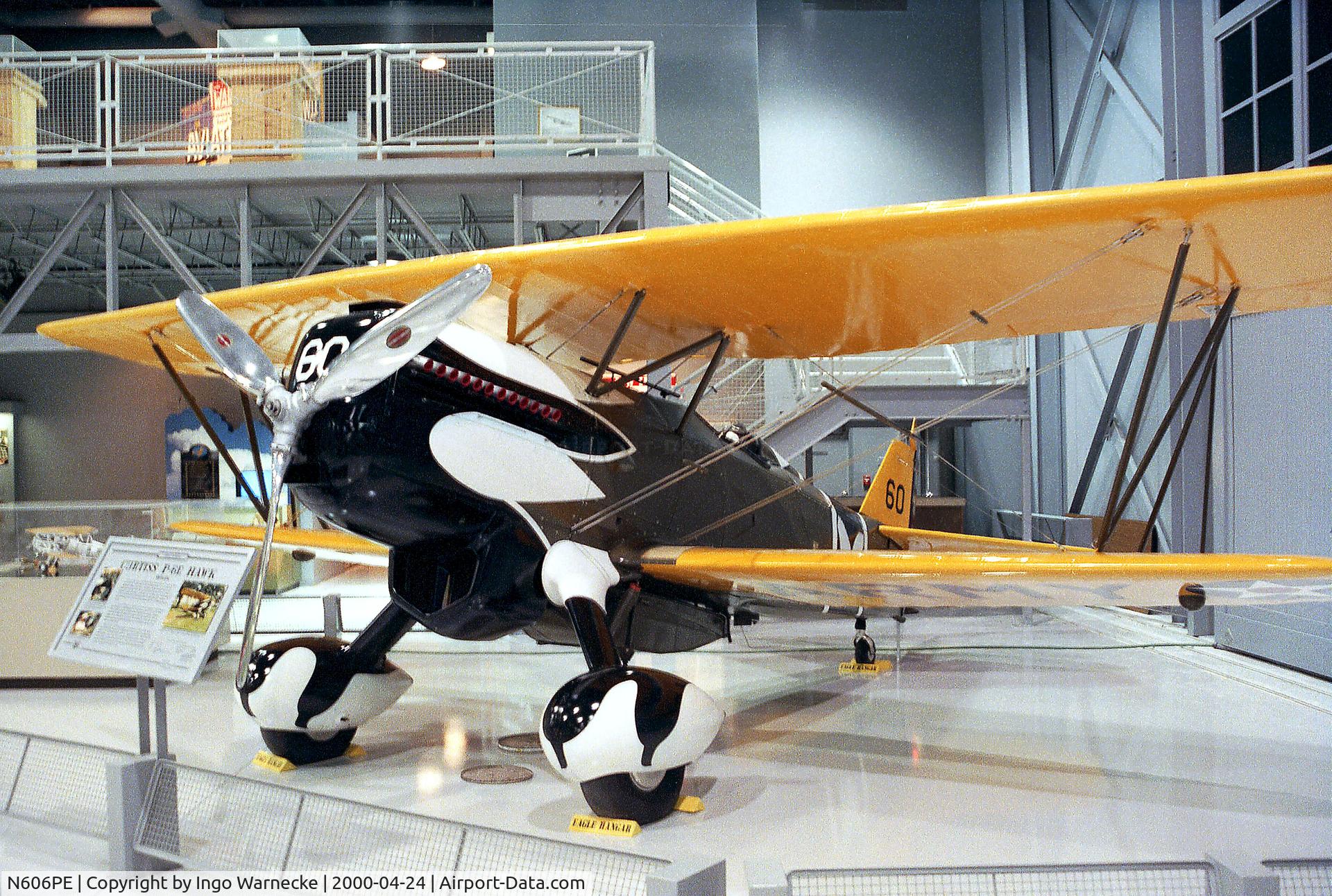 N606PE, 1992 Curtiss P-6E Hawk Replica C/N 32-260, Curtiss (Rosnick) P-6E Hawk replica at the EAA-Museum, Oshkosh WI