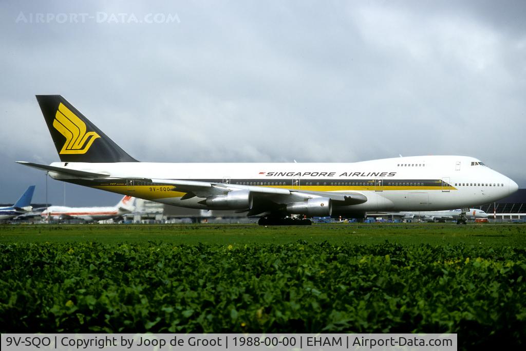 9V-SQO, 1980 Boeing 747-212B/SF C/N 21940, old 747 of Singapore Airlines