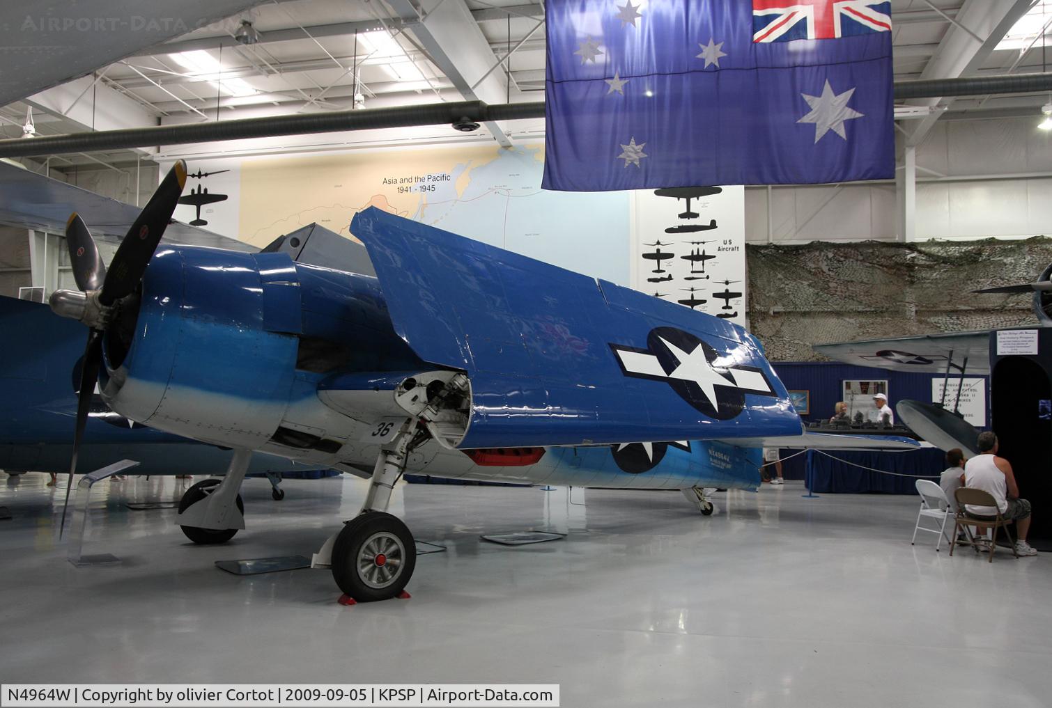 N4964W, 1944 Grumman F6F-5 Hellcat C/N 001006, The only one I could get !