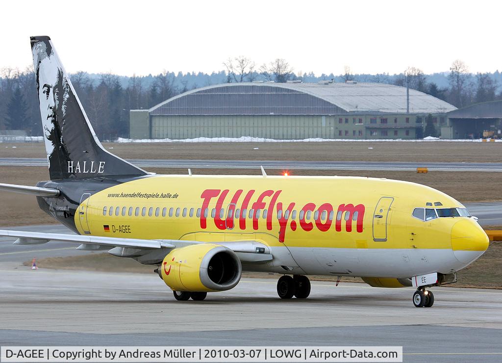 D-AGEE, 1988 Boeing 737-35B C/N 24238, Arrived from Cologne.