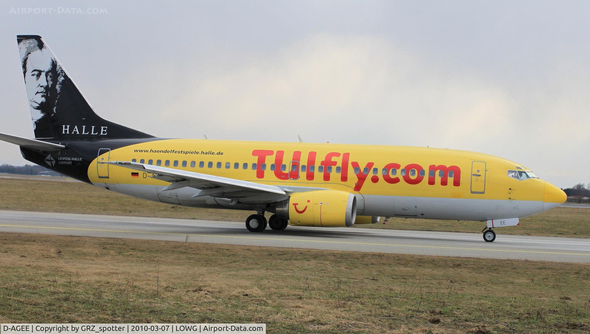 D-AGEE, 1988 Boeing 737-35B C/N 24238, Tui Fly 733