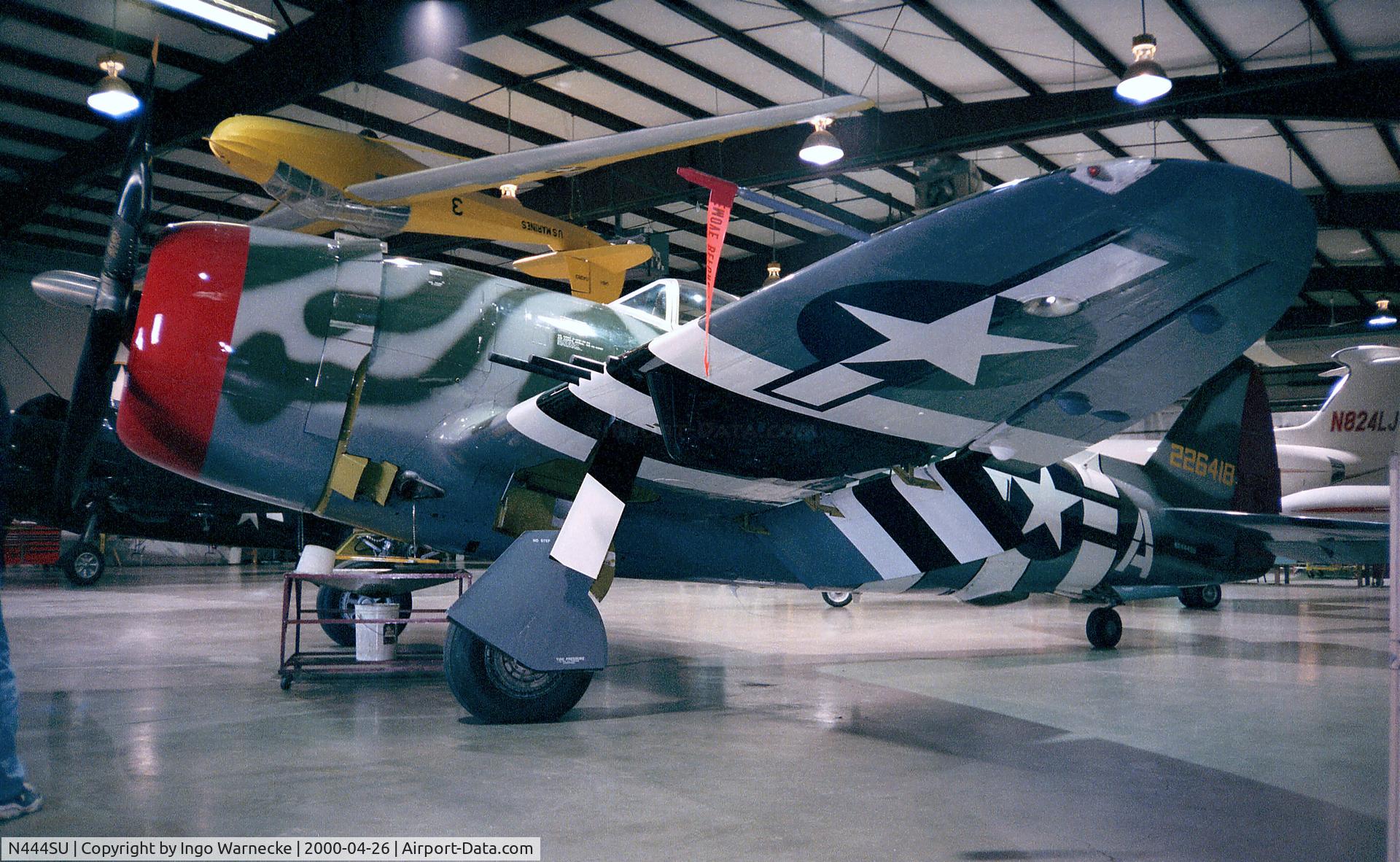 N444SU, 1944 Republic P-47D Thunderbolt C/N 399-55720, Republic P-47D Thunderbolt at the Air Zoo, Kalamazoo MI