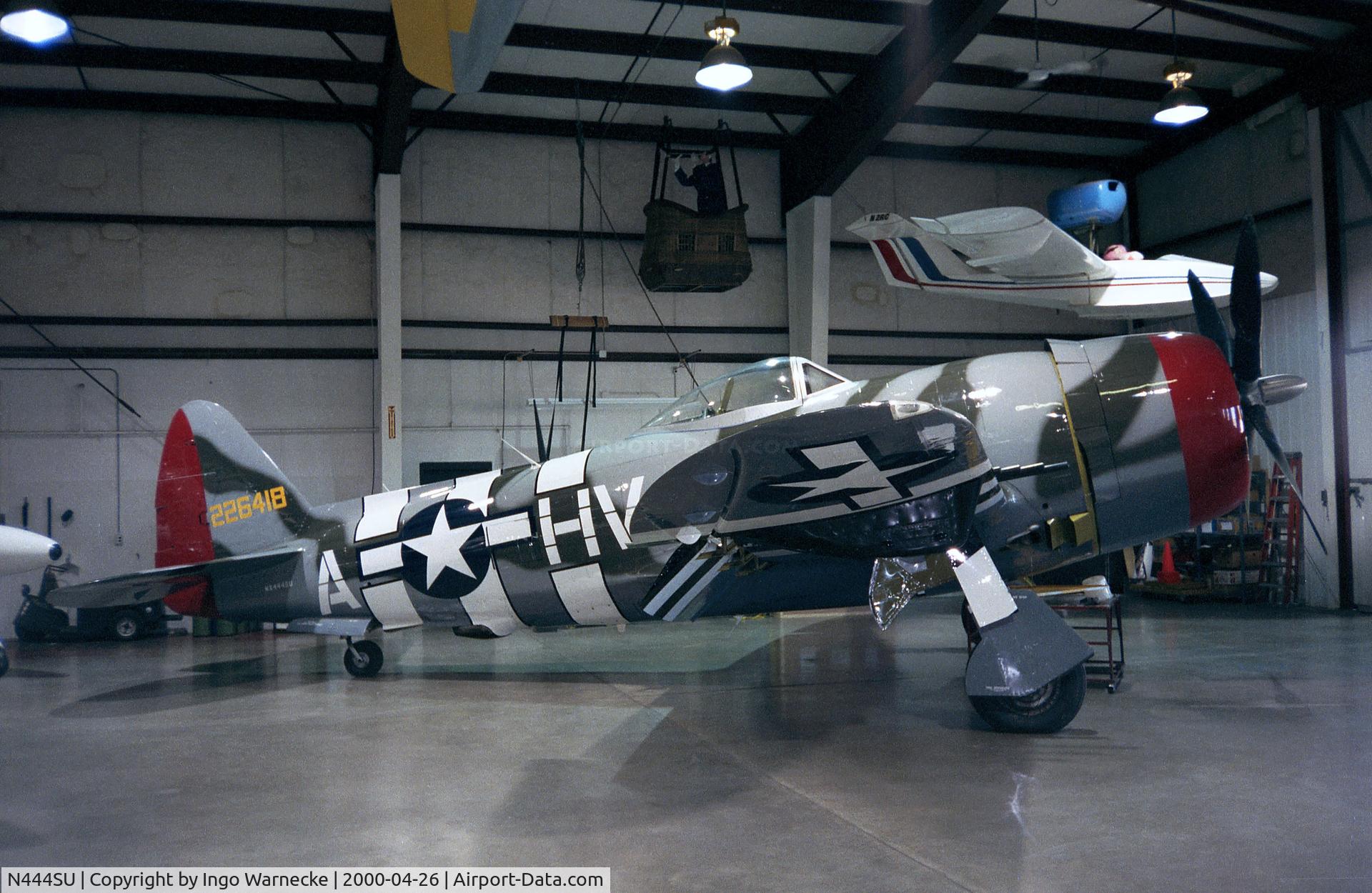 N444SU, 1944 Republic P-47D Thunderbolt C/N 399-55720, Republic P-47D Thunderbolt at the Air Zoo, Kalamazoo MI