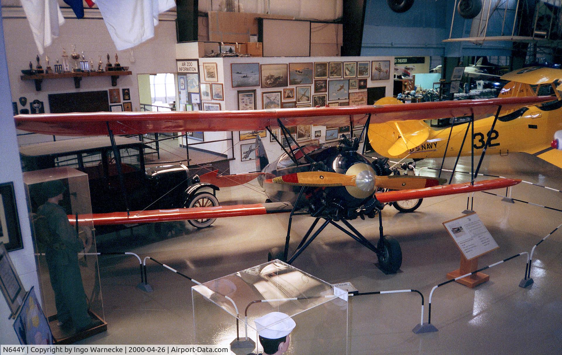 N644Y, 1930 Waco INF C/N 3382, Waco INF at the Air Zoo, Kalamazoo MI
