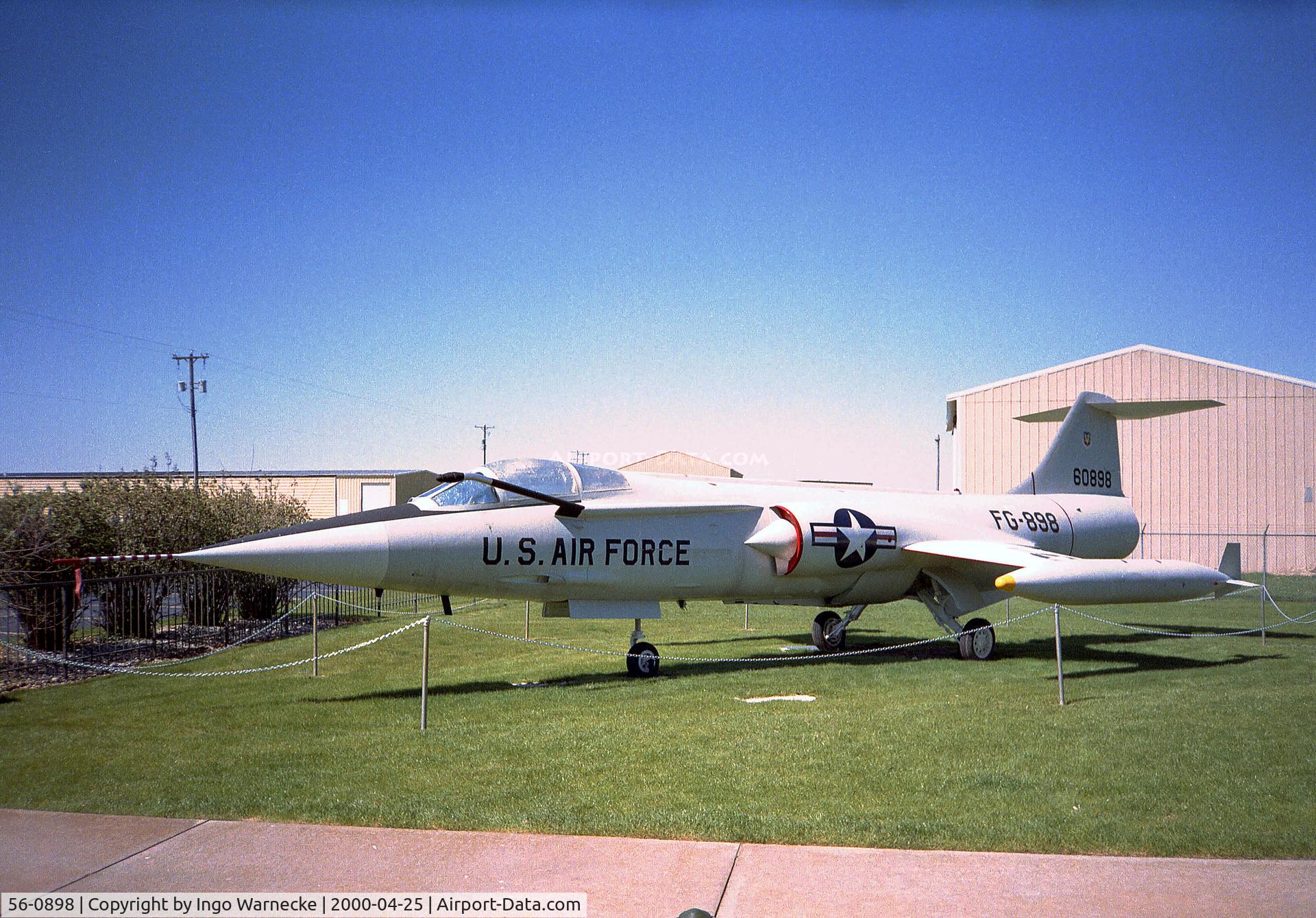 56-0898, Lockheed F-104C Starfighter C/N 383-1186, Lockheed F-104C Starfighter at the Air Zoo, Kalamazoo MI