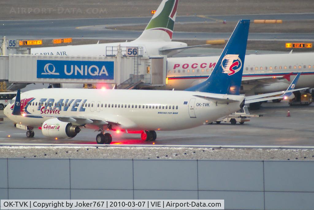 OK-TVK, 2004 Boeing 737-86N C/N 32740, Travel Service Boeing 737-86N(WL)