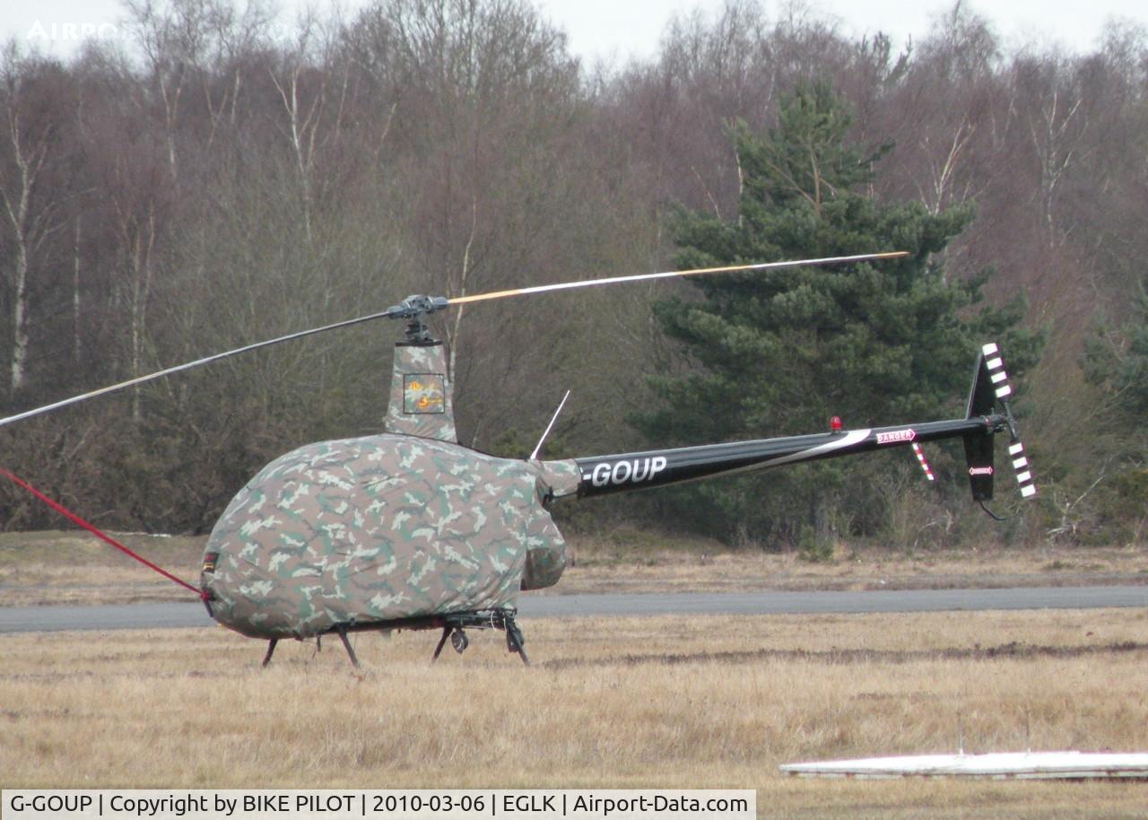 G-GOUP, 1991 Robinson R22 Beta II C/N 1663, HELIAIR R22