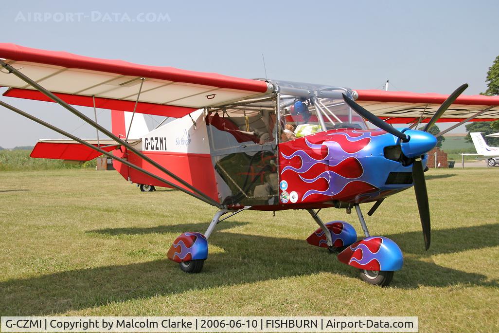 G-CZMI, 2003 Best Off Skyranger Swift 912(1) C/N BMAA/HB/307, Best Off Skyranger 912(2) at Fishburn Airfield, UK in 2006. A participant in the Fly UK 2006 around Britain flight from Halfpenny Green to Sandown via John O'Groats and Land's End.