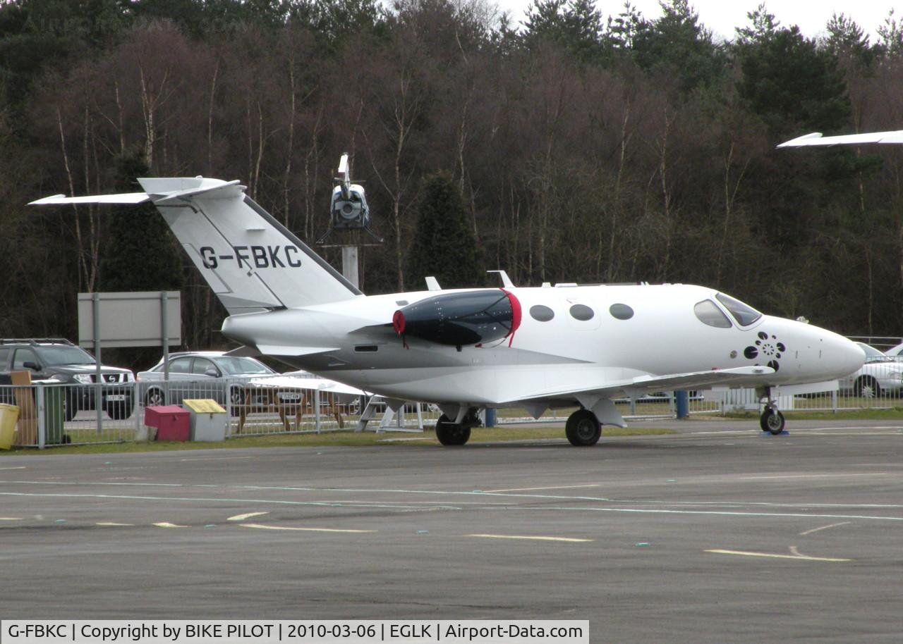G-FBKC, 2008 Cessna 510 Citation Mustang Citation Mustang C/N 510-0127, PARKED ON THE TERMINAL APRON