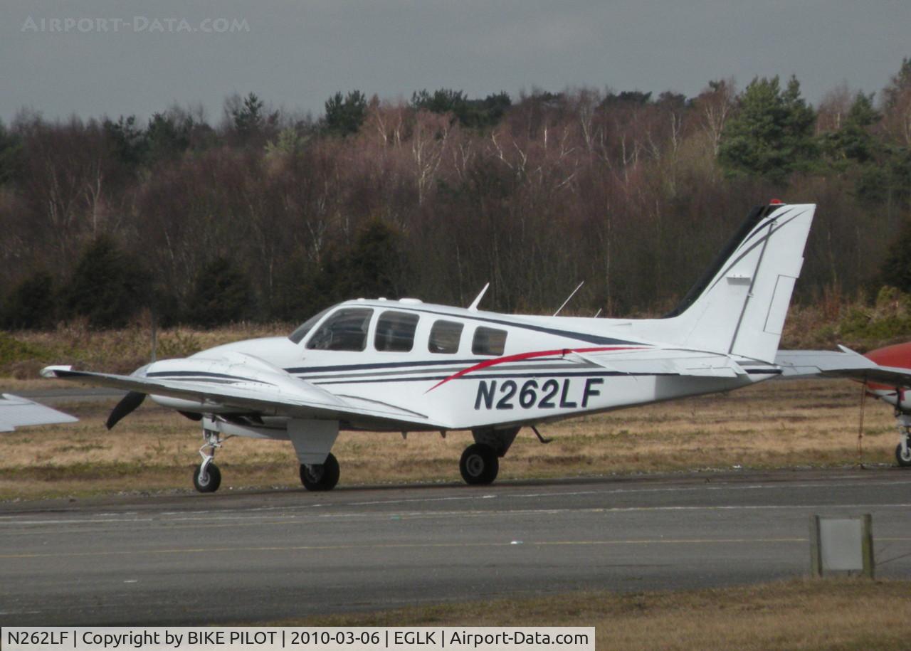 N262LF, 1984 Beech 58 Baron C/N TH-1400, IN THE A/C PARK