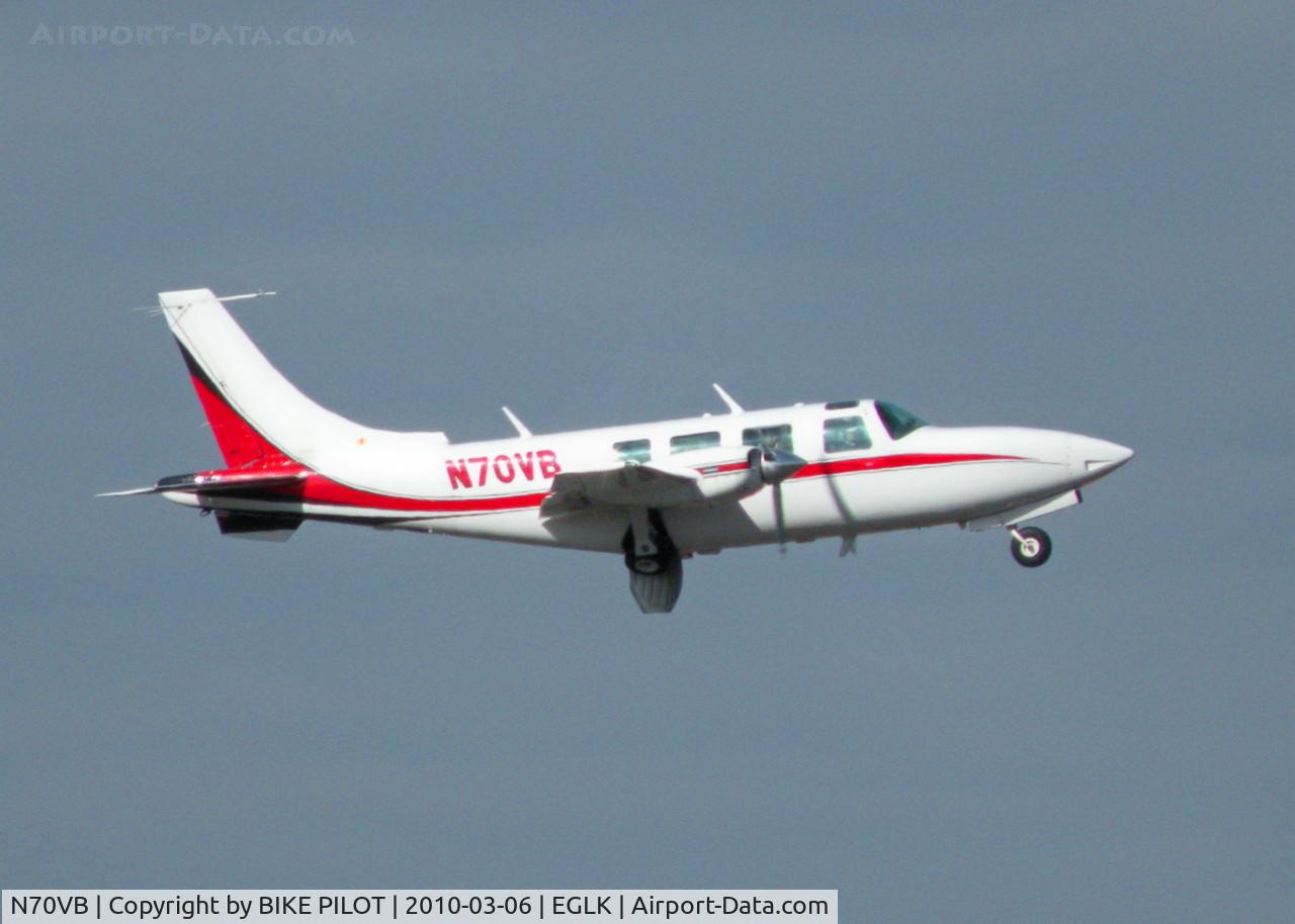 N70VB, 1977 Smith Aerostar 600 C/N 60-0446-150, RESIDENT AEROSTAR ON CLIMBOUT FROM RWY 07