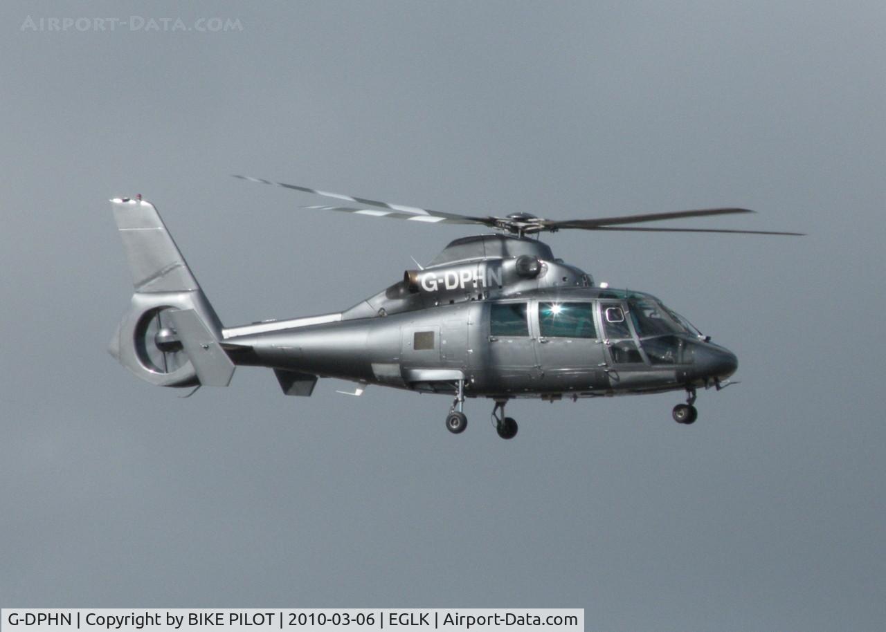 G-DPHN, 1988 Aerospatiale SA-365N-1 Dauphin 2 C/N 6307, DEPARTING RWY 07