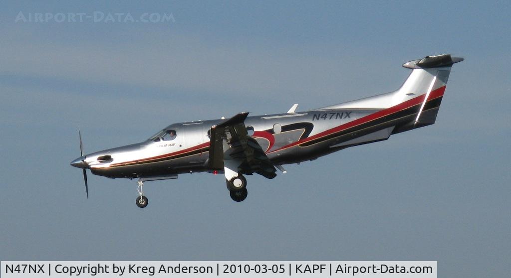 N47NX, 2009 Pilatus PC-12/47E C/N 1116, Arriving on runway 32