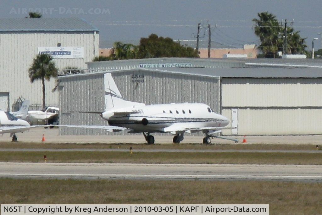N65T, 1980 Rockwell International NA-265-65 Sabreliner 65 C/N 465-43, Sorry for the poor photo, I just wanted to record another new type of aircraft for me.