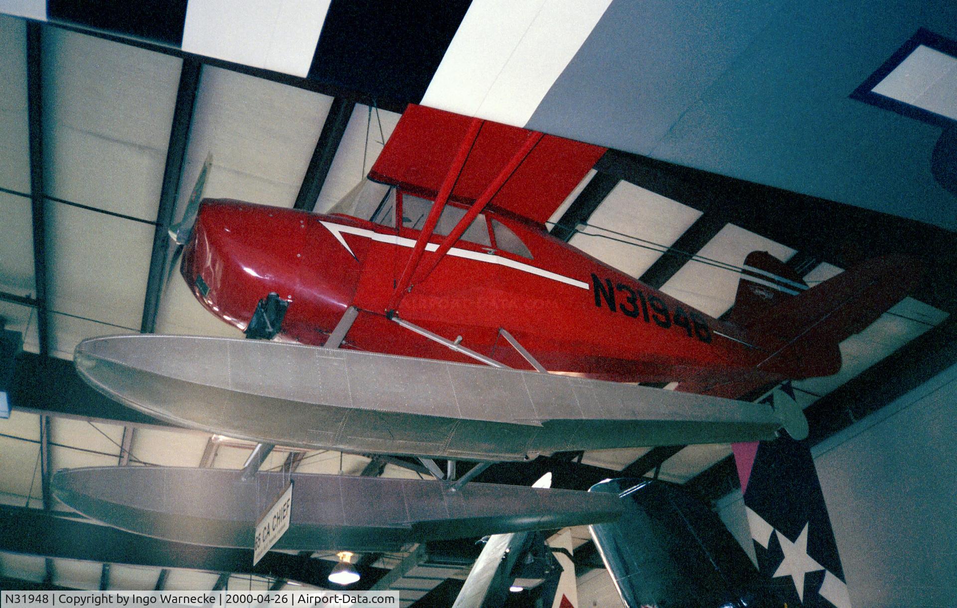 N31948, 1941 Aeronca 65-CA Super Chief C/N C12231, Aeronca 65-CA on floats at the Air Zoo, Kalamazoo MI